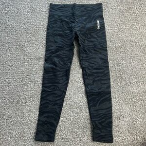 Gymshark black animal leggings size M